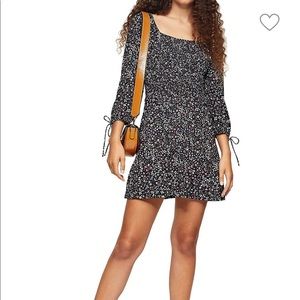 Topshop Sheering Jersey Mini Dress